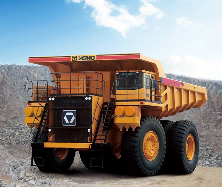 XCMG Official Off-road Mechanical Driver Dump Truck 91ton Tipper Truck XDM100 Dump Trucks